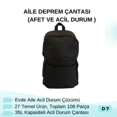 Aile Deprem Çantası