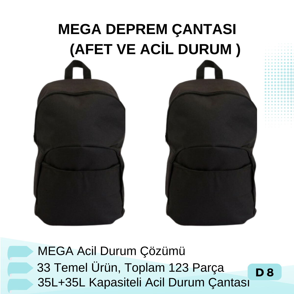 MEGA Deprem Çantası